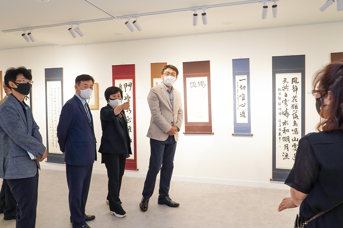 경춘선숲길 갤러리 노원서예협회전 - 1