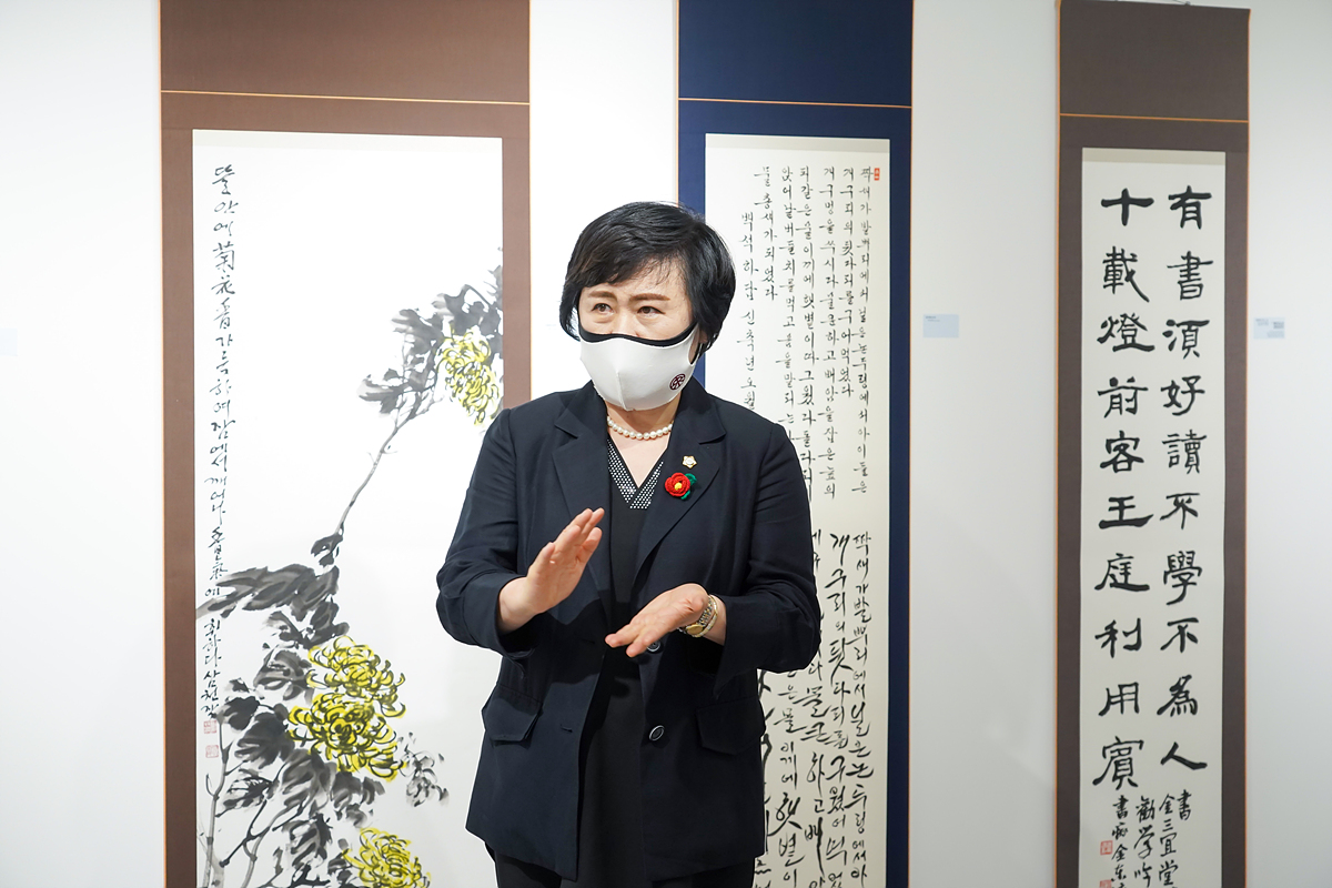 경춘선숲길 갤러리 노원서예협회전 - 7