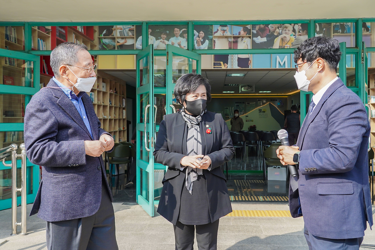 미래산업과학고 학교 내 쉼터 미래드림홀 개소식 - 22