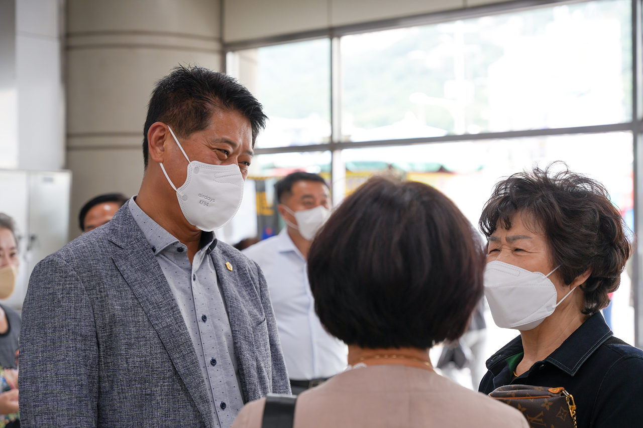 당고개역 내부 에스컬레이터 준공식 - 13