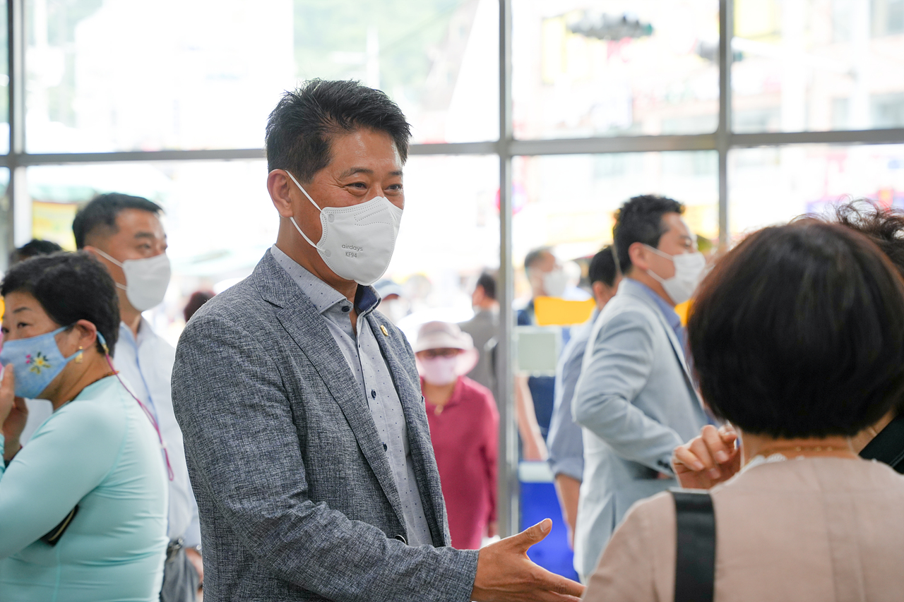 당고개역 내부 에스컬레이터 준공식 - 12