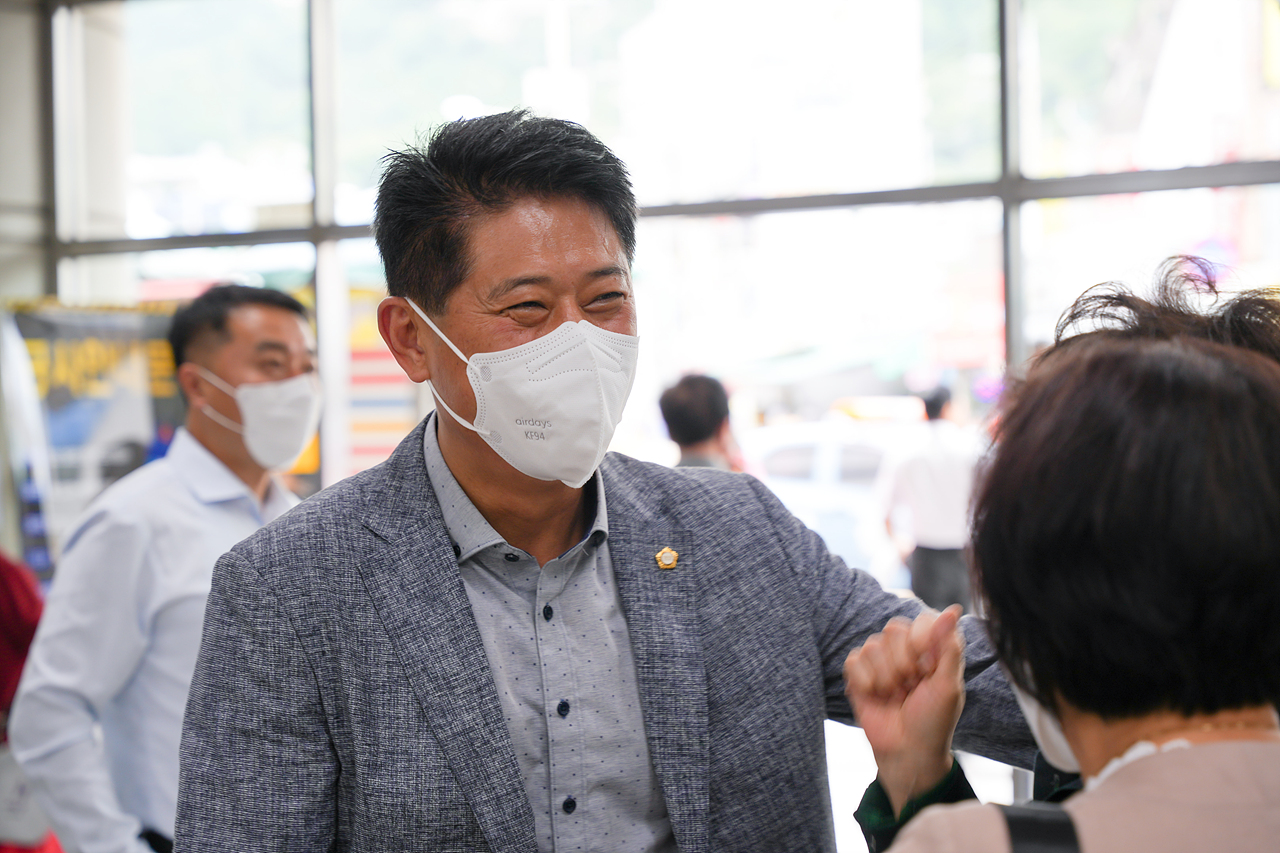 당고개역 내부 에스컬레이터 준공식 - 11