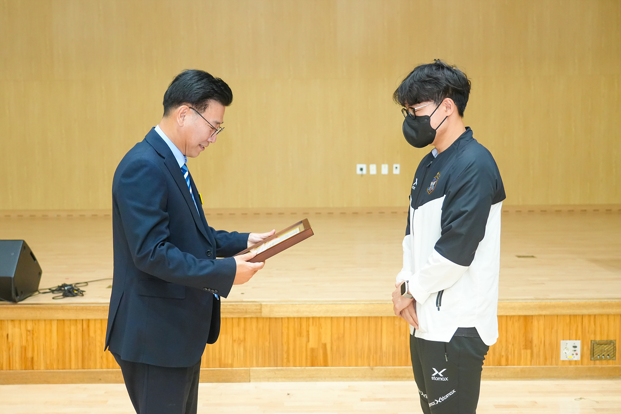 노원FC 풋볼팀 의장님 표창 수여 - 6