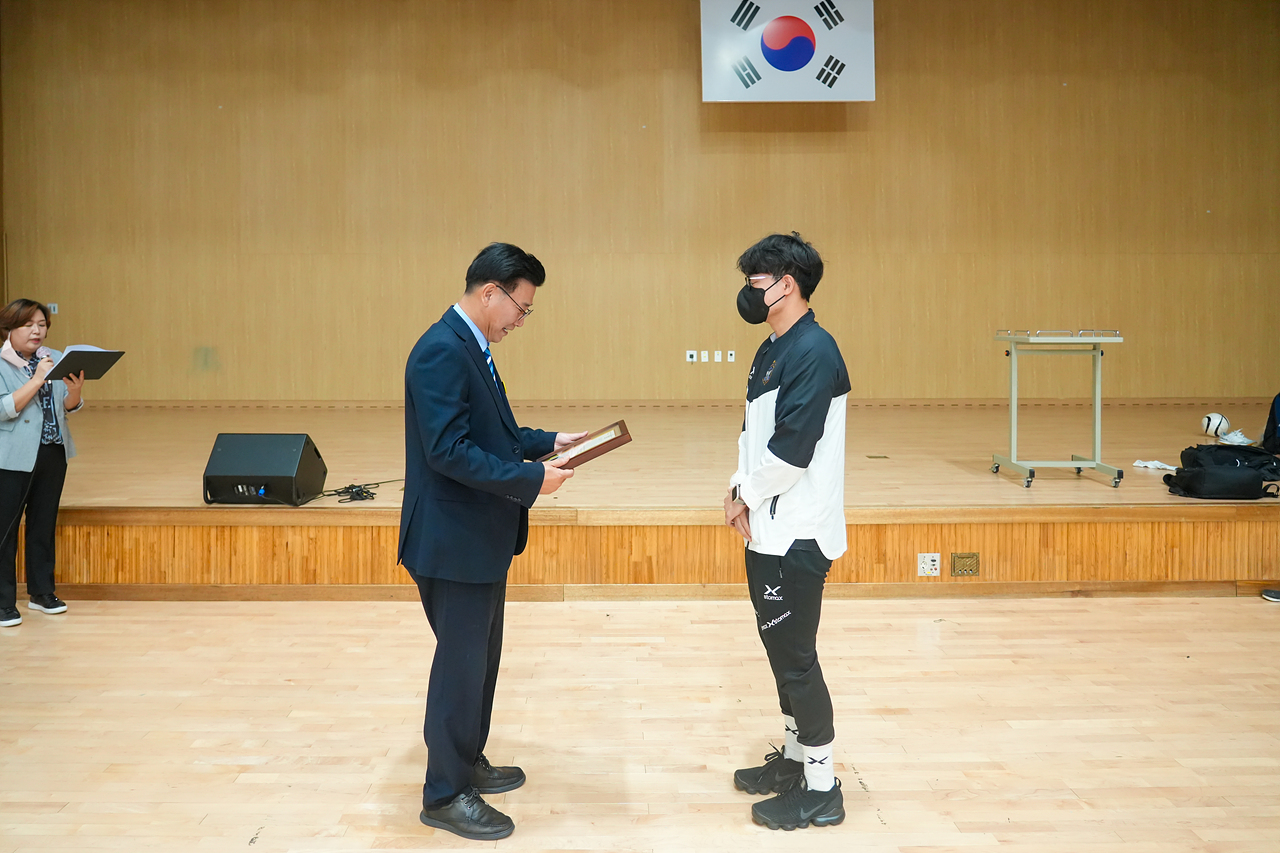 노원FC 풋볼팀 의장님 표창 수여 - 5