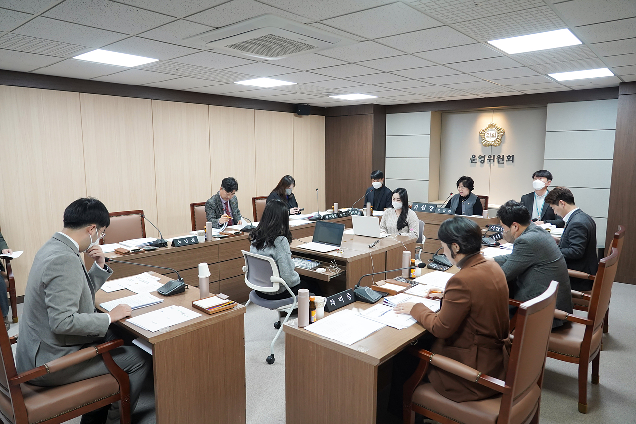 제276회 노원구의회 정례회 운영위원회 - 2