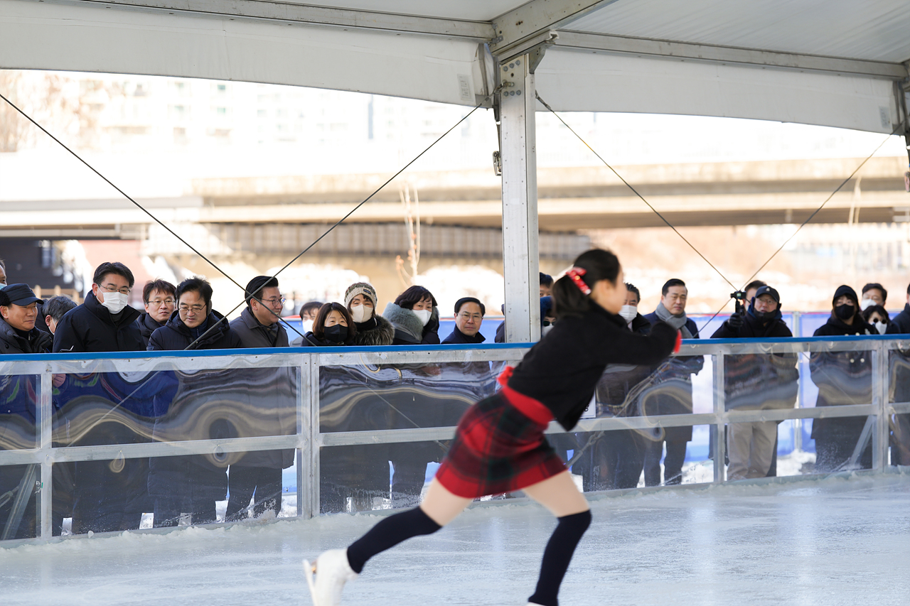 중랑천 노원 눈썰매장 개장식 - 12