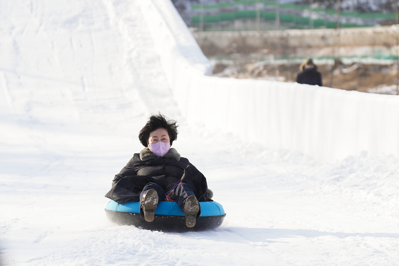 중랑천 노원 눈썰매장 개장식 - 23