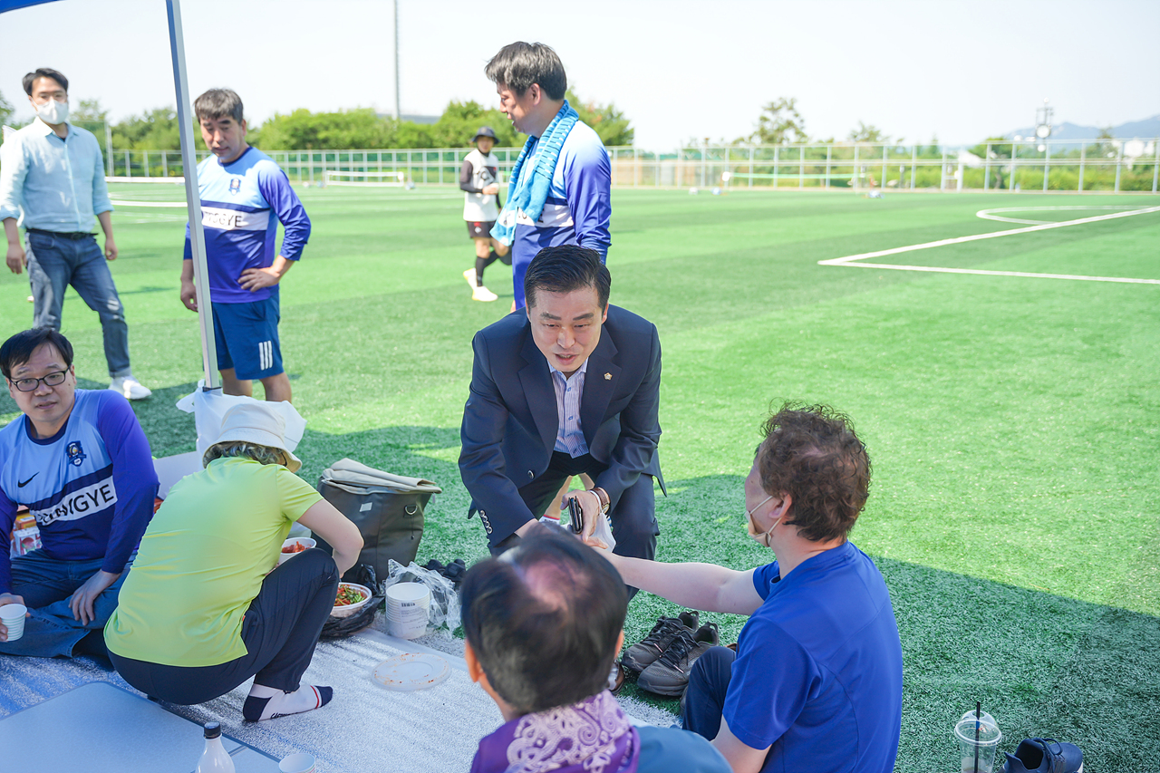 제17회 노원구협회장기 족구대회 개회식 - 2