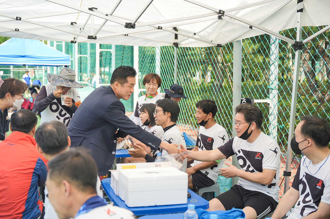 제17회 노원구협회장기 족구대회 개회식 - 4