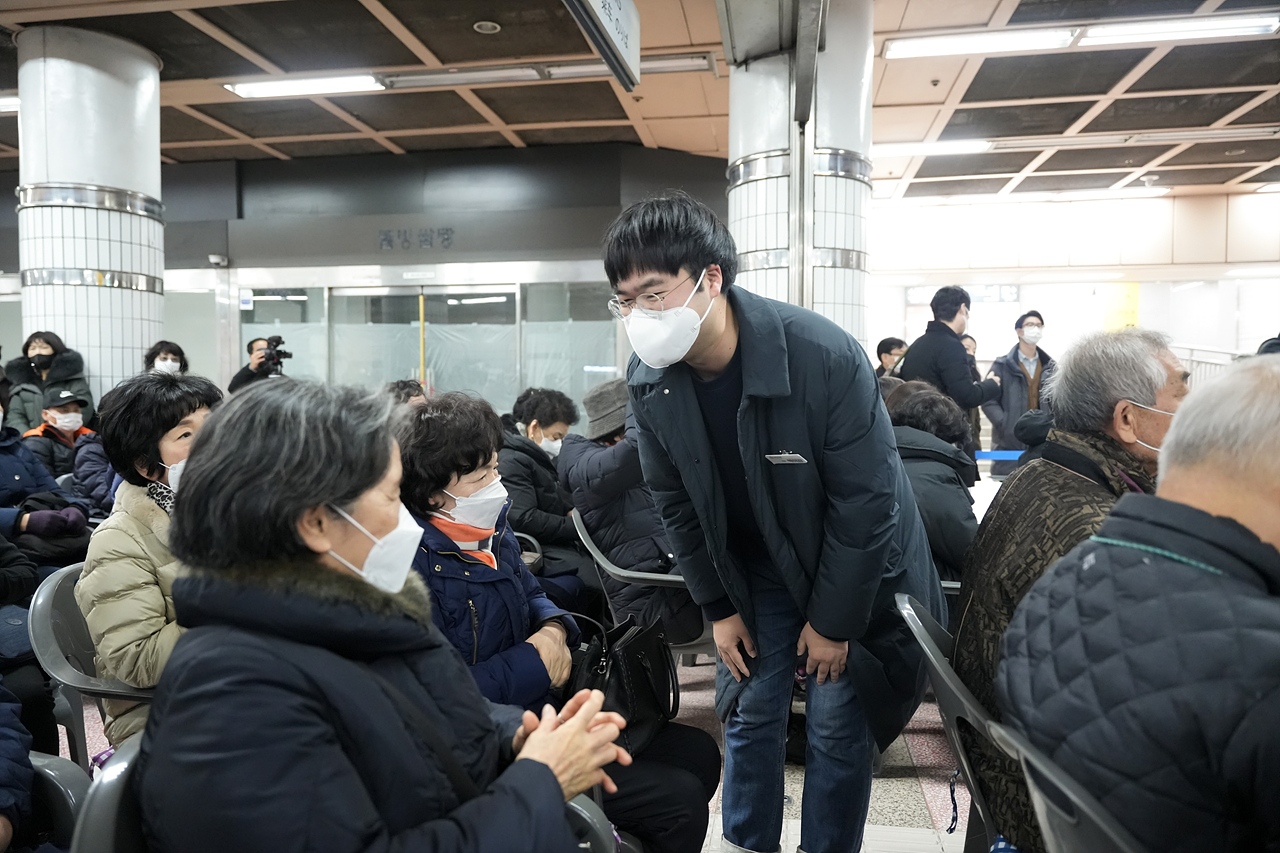 중계역 6번출구 에스컬레이터 준공식 - 4