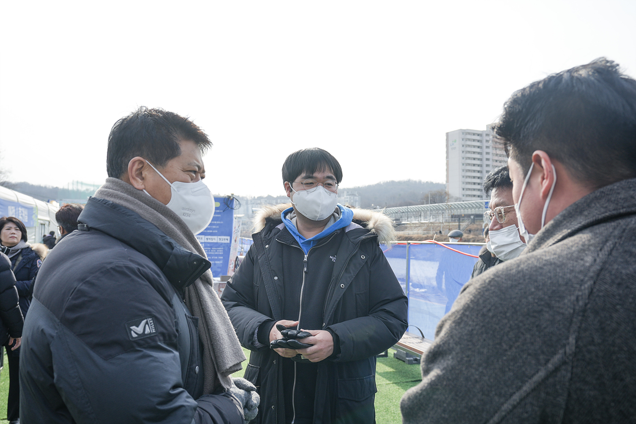 행정재경위원회 현장방문 중랑천(노원) 눈썰매장 - 4