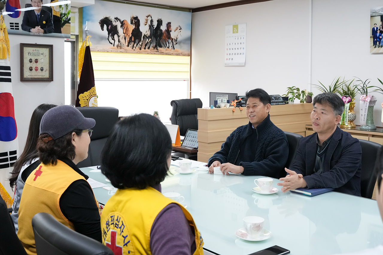 튀르키예·시리아 지진 이재민을 위한 적십자 성금 전달식 - 3