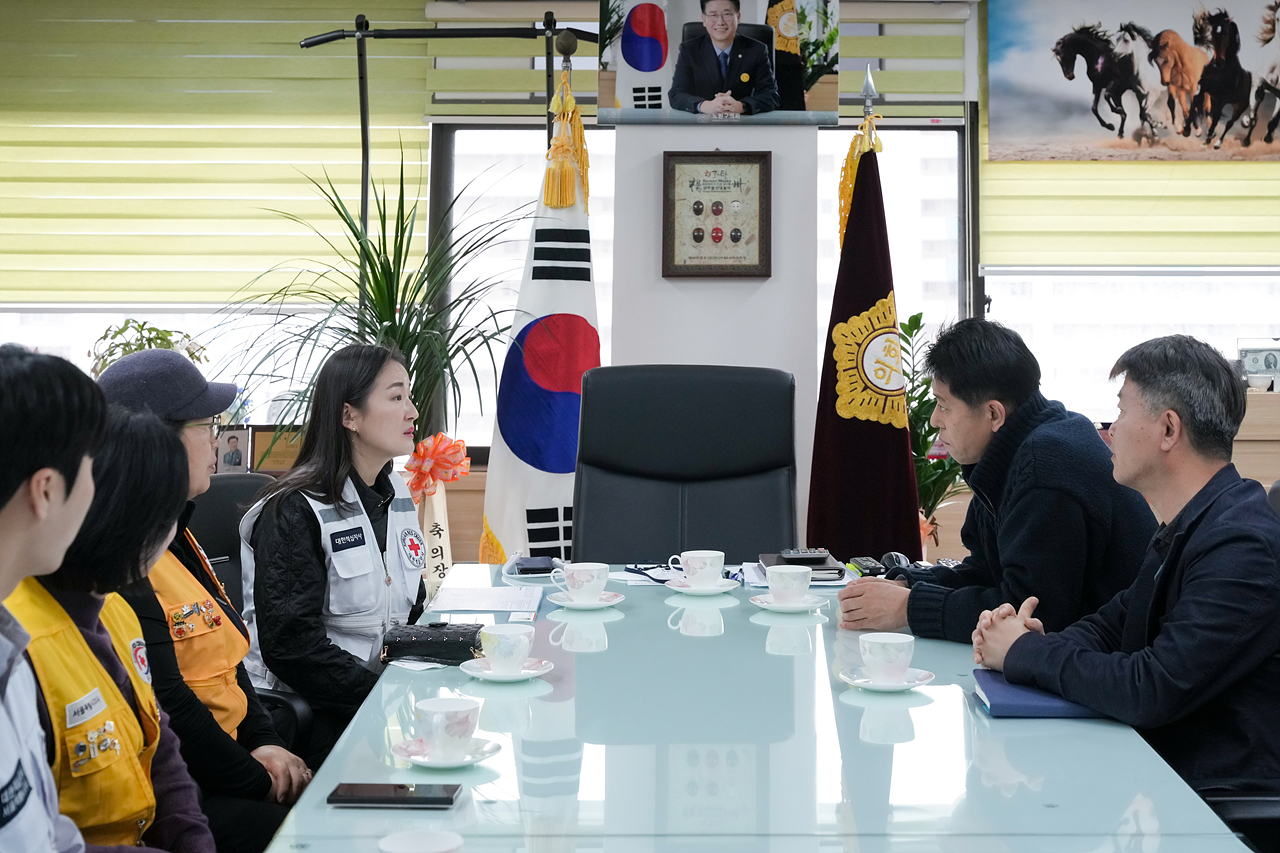 튀르키예·시리아 지진 이재민을 위한 적십자 성금 전달식 - 5