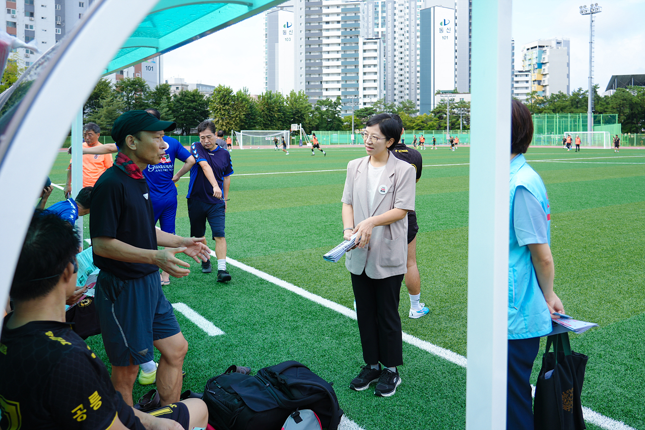 과기대 축구장 인조잔디 교체공사 준공식 - 1