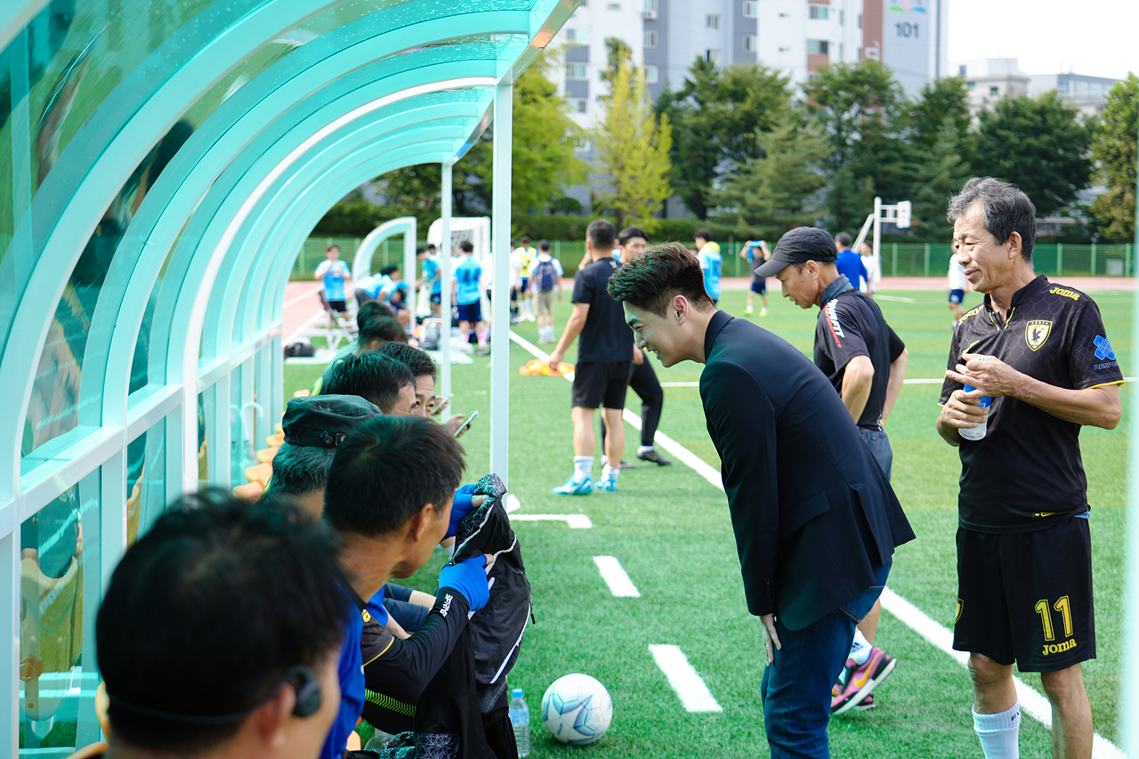 과기대 축구장 인조잔디 교체공사 준공식 - 1