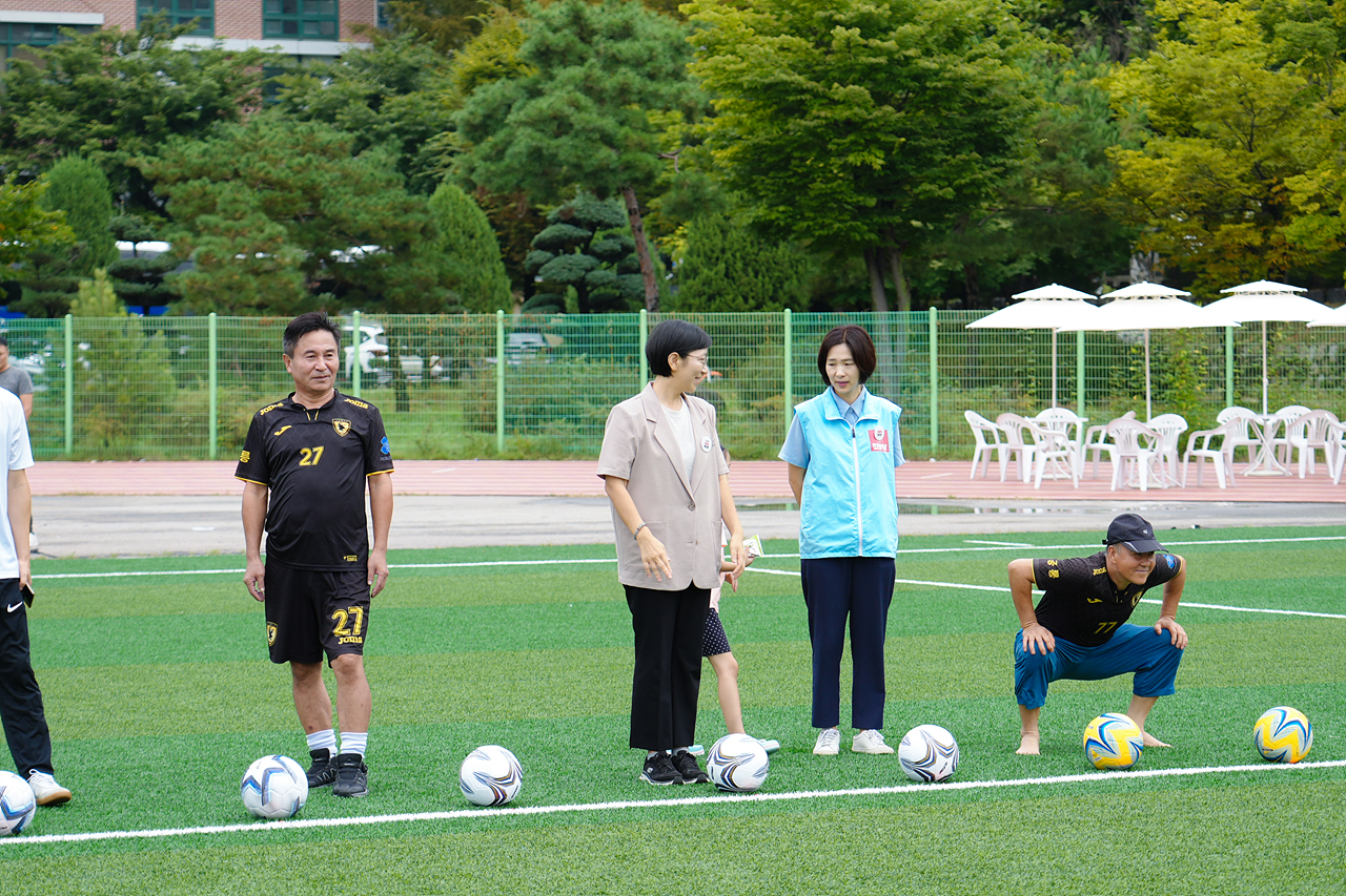 과기대 축구장 인조잔디 교체공사 준공식 - 7