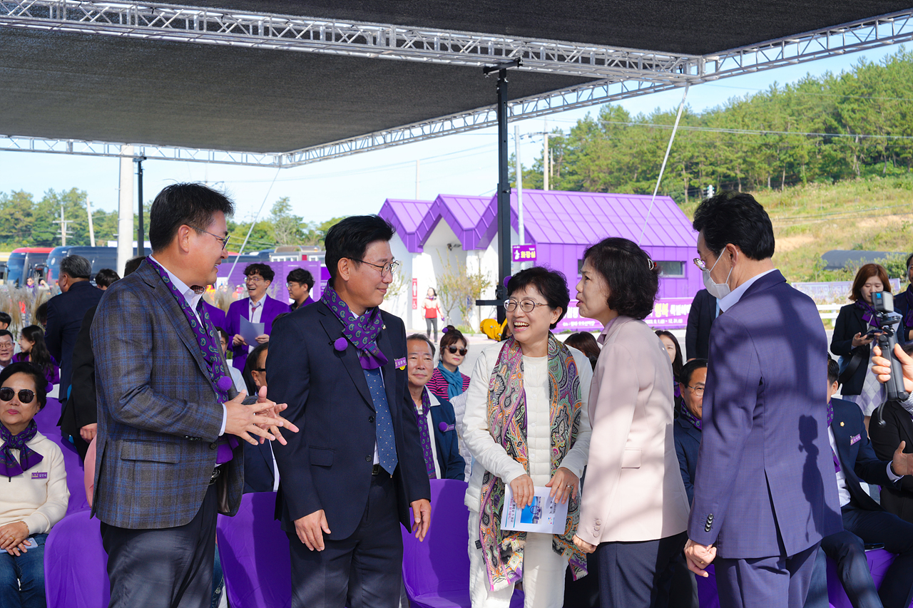 자매도시 신안군 명예섬 선포 제막식 - 6