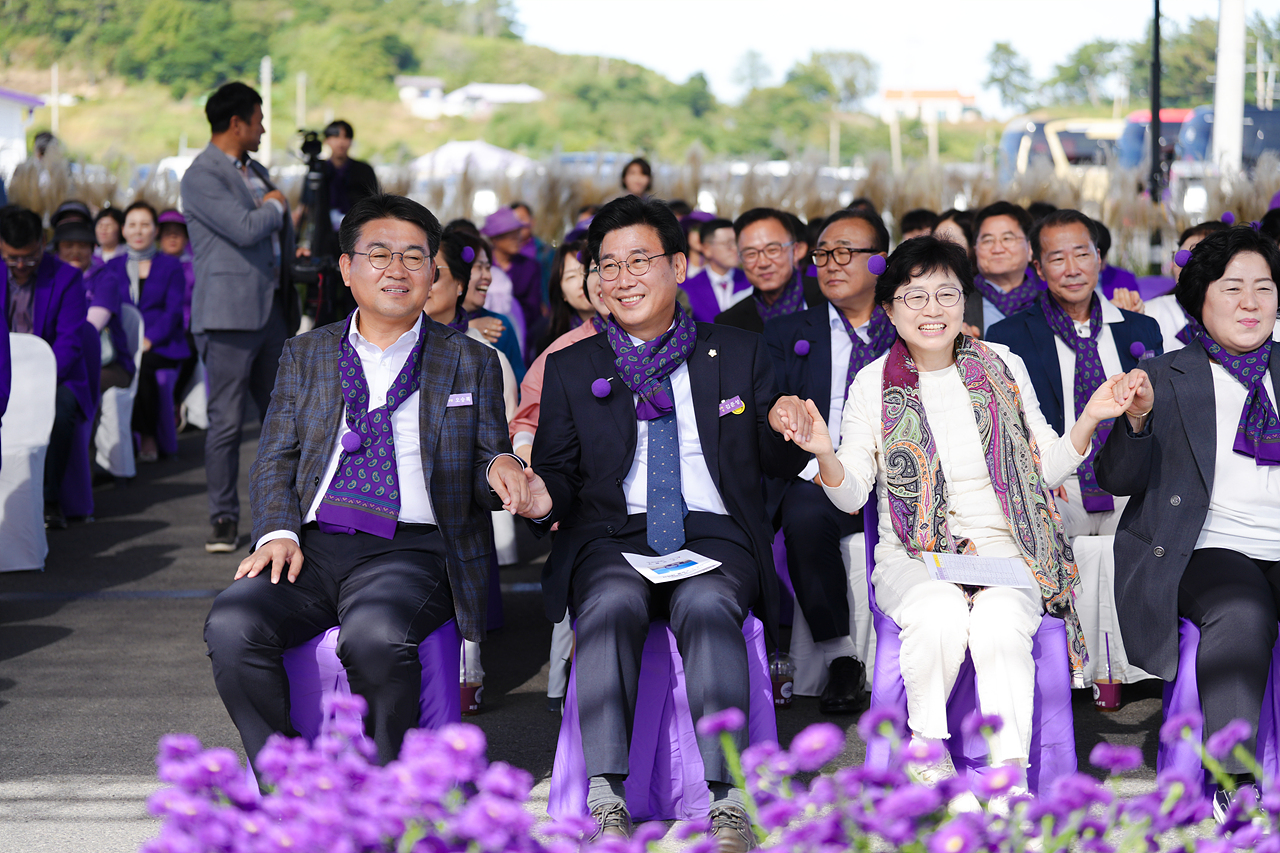 자매도시 신안군 명예섬 선포 제막식 - 8