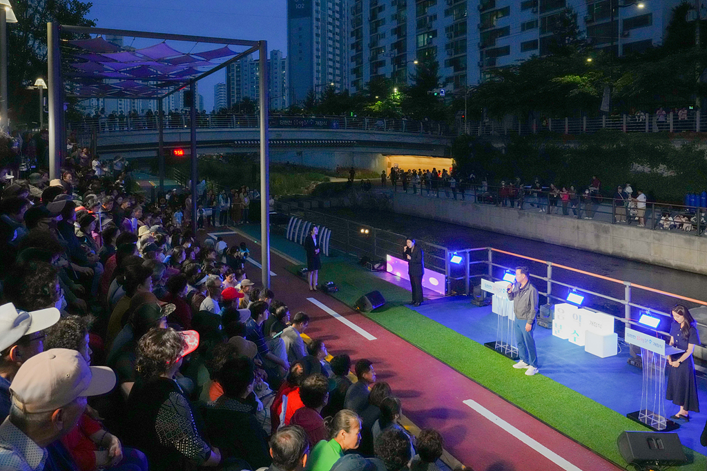 당현천 음악분수 개장식 - 5