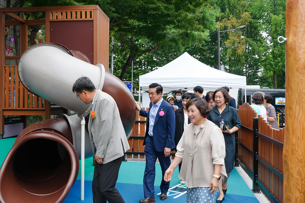 노원구청 직장어린이집 놀이터 리모델링 개장식 - 13