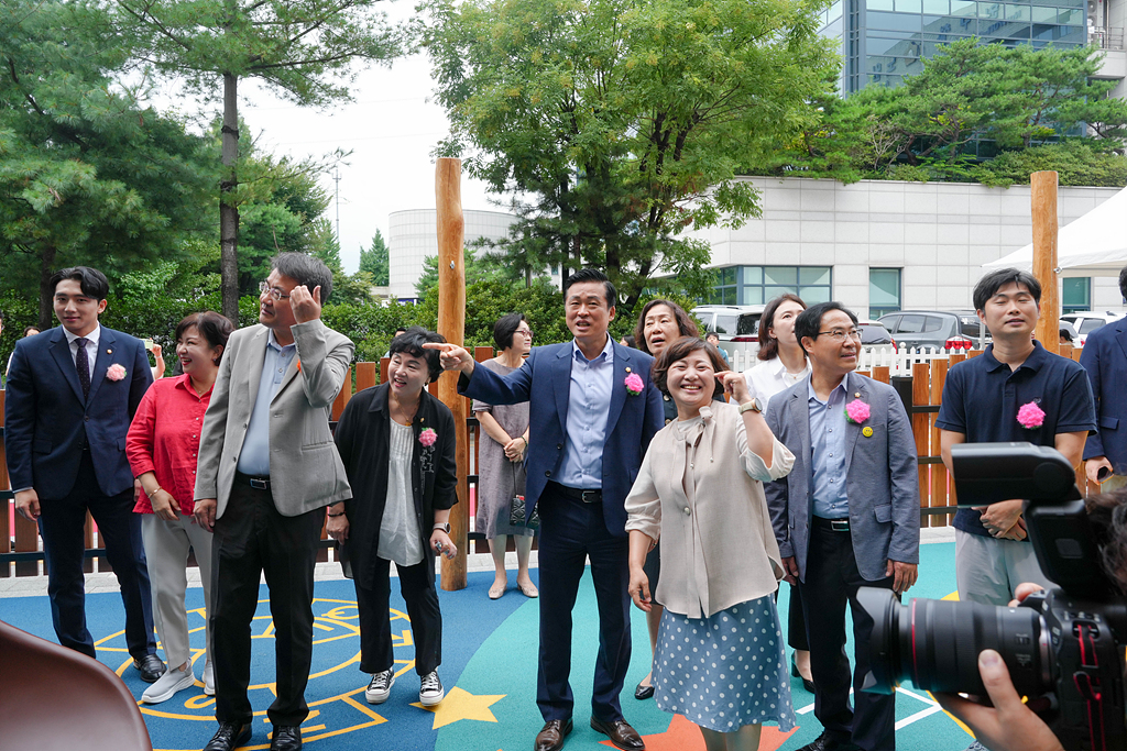 노원구청 직장어린이집 놀이터 리모델링 개장식 - 15