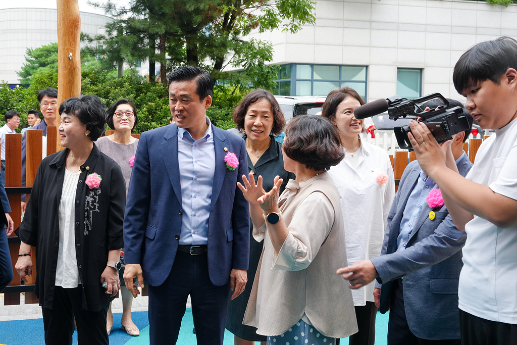 노원구청 직장어린이집 놀이터 리모델링 개장식 - 5