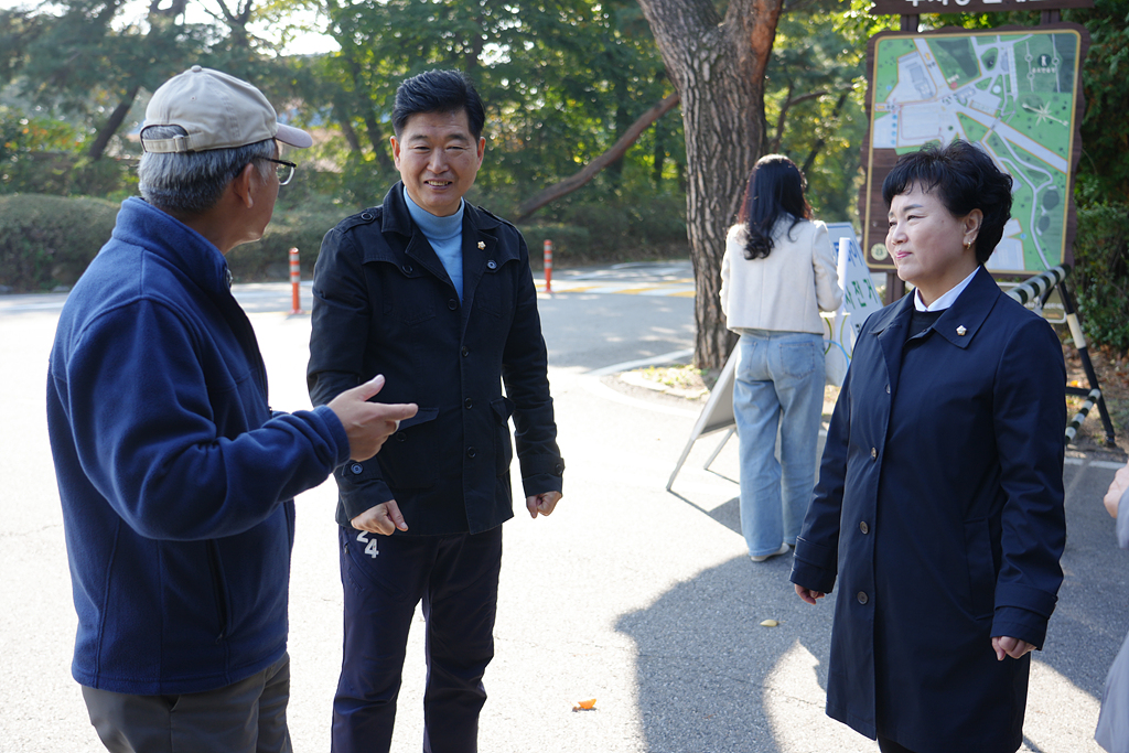 노원구 태릉골프장 국제정원으로 전환을 위한 연구 현장방문 - 3