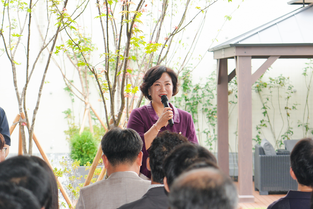 노원구청 옥상정원 및 직원휴게실 준공식 - 2