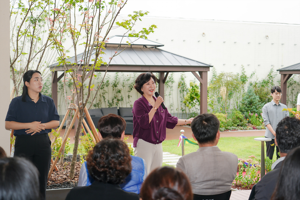 노원구청 옥상정원 및 직원휴게실 준공식 - 3