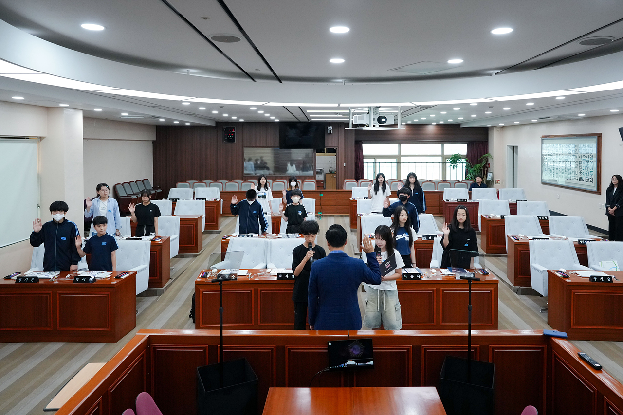 노원구의회 견학프로그램(한천중) - 27