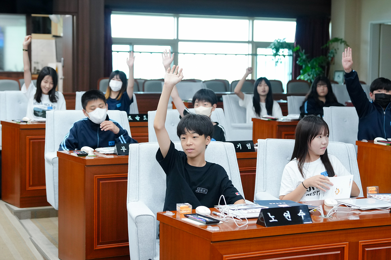 노원구의회 견학프로그램(한천중) - 37