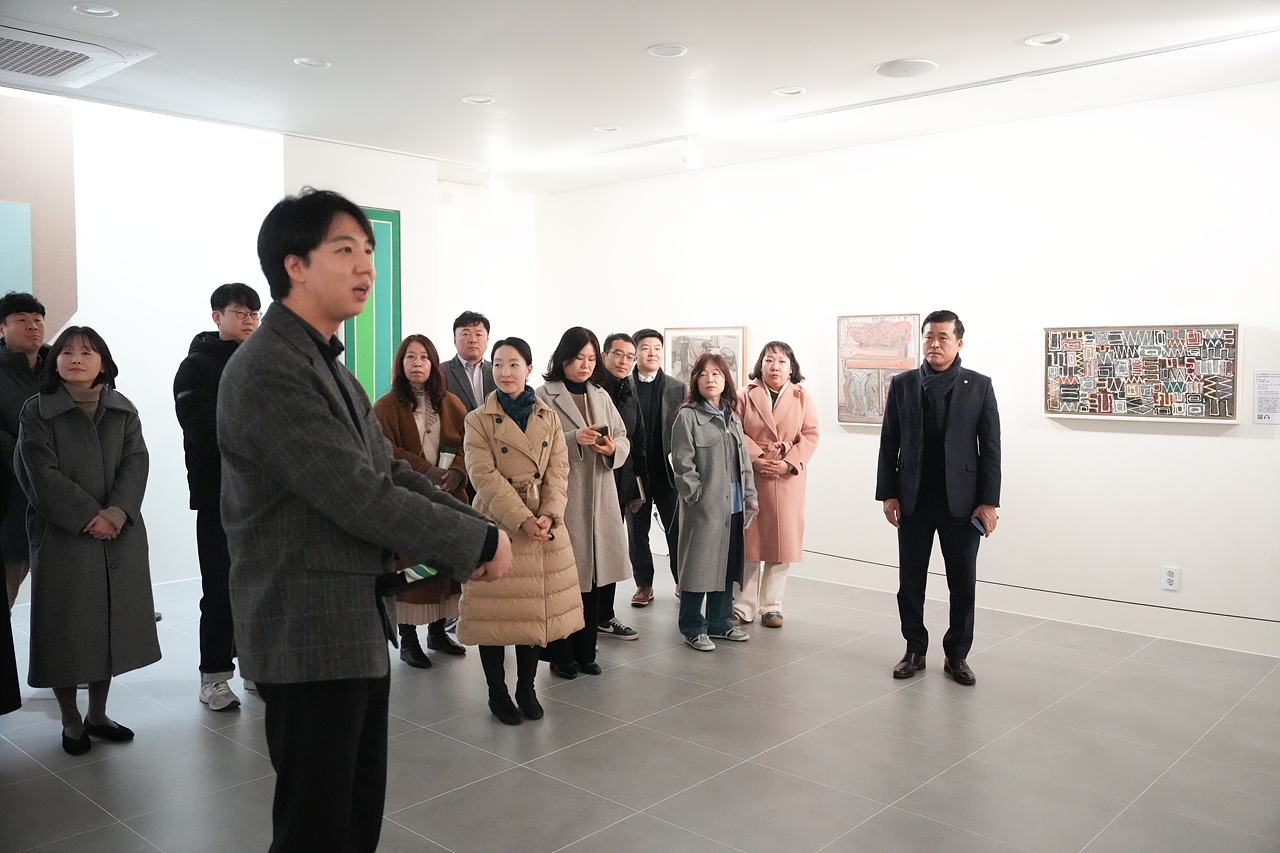 의회사무국 뉴욕의 거장들 전시회 관람 - 2