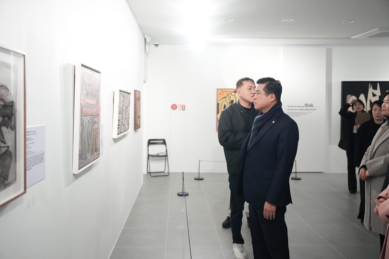 의회사무국 뉴욕의 거장들 전시회 관람 - 1