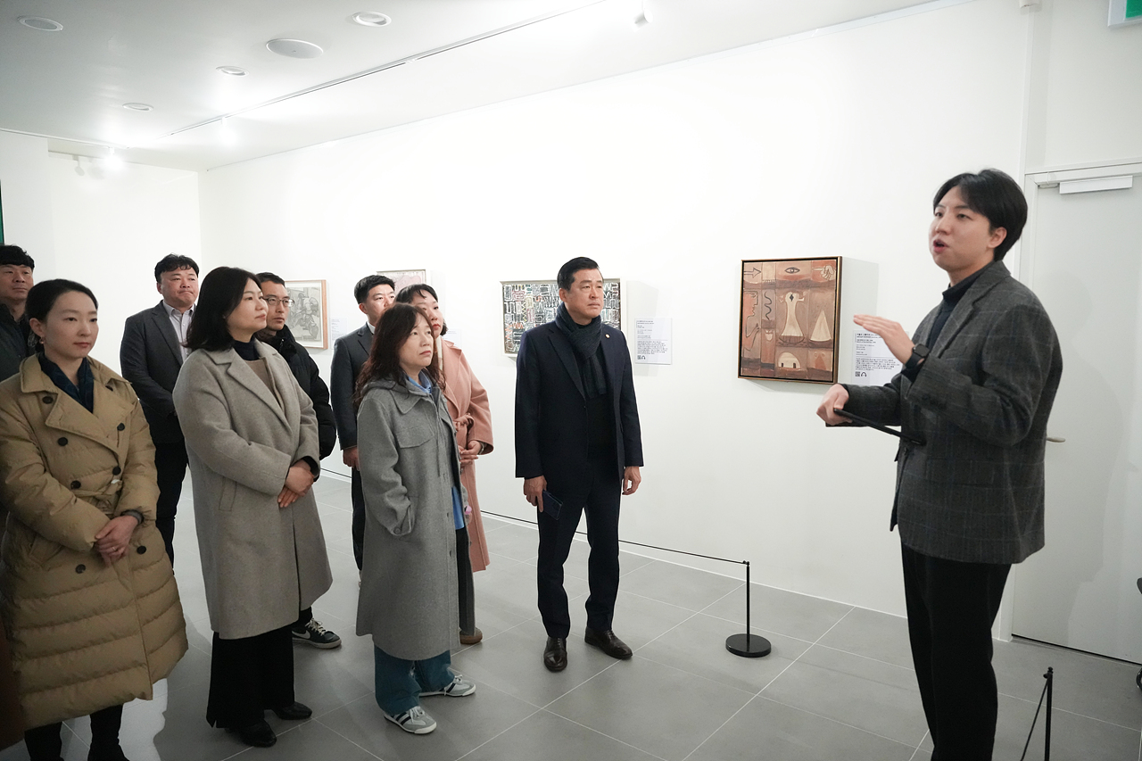 의회사무국 뉴욕의 거장들 전시회 관람 - 4