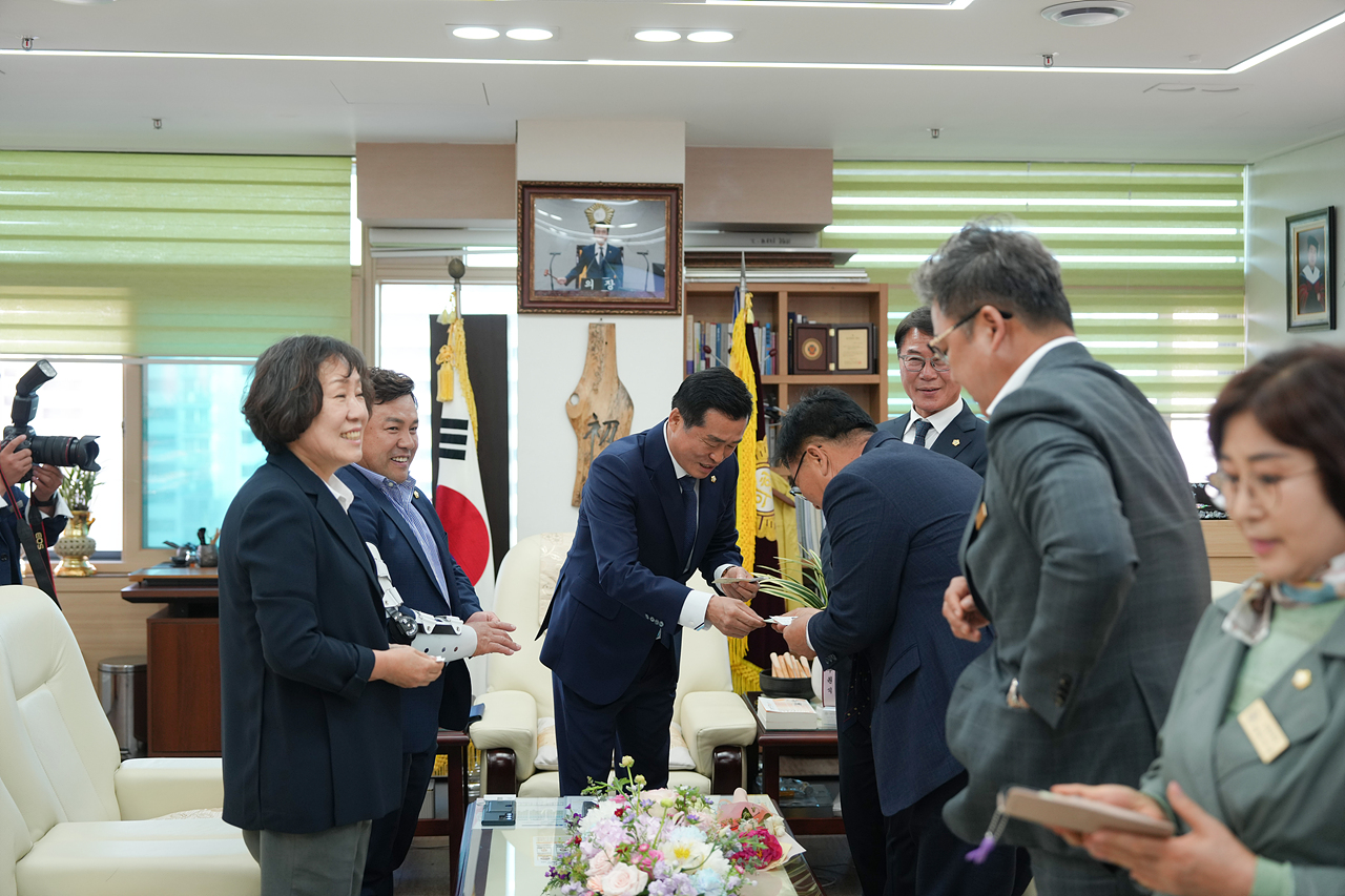 고흥군의회와 우호교류 협약 추친을 위한 간담회 - 2