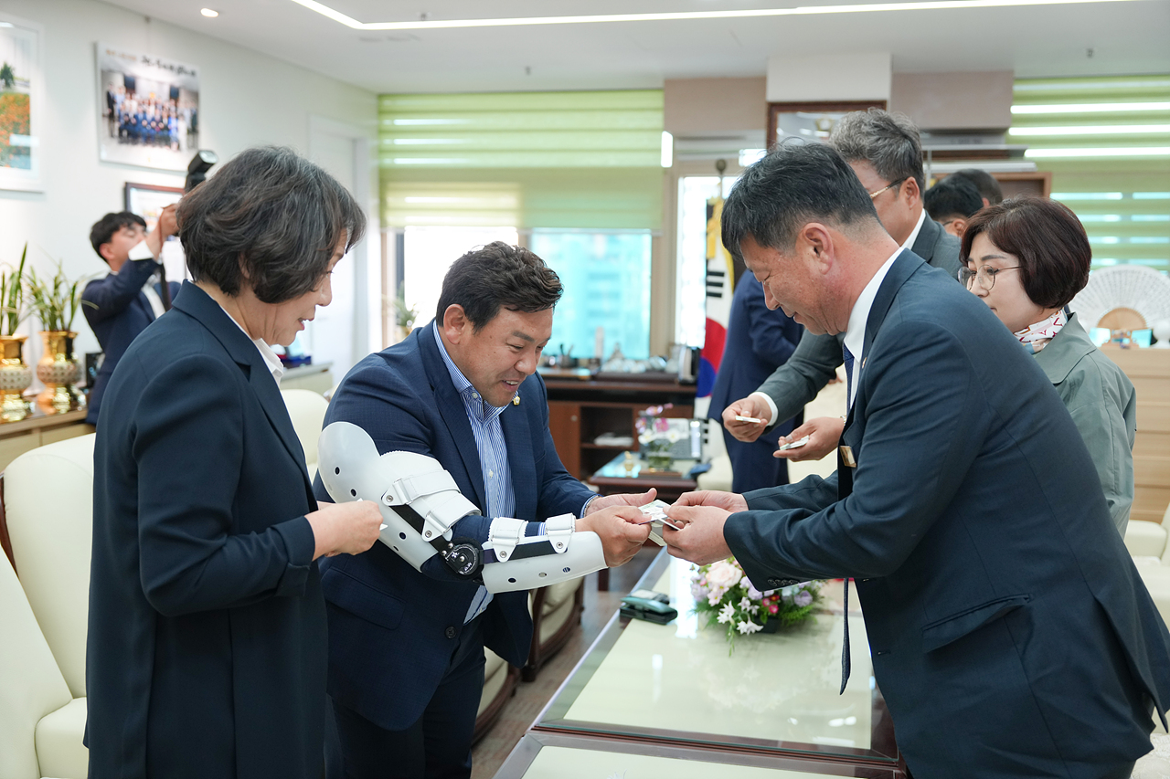 고흥군의회와 우호교류 협약 추친을 위한 간담회 - 1