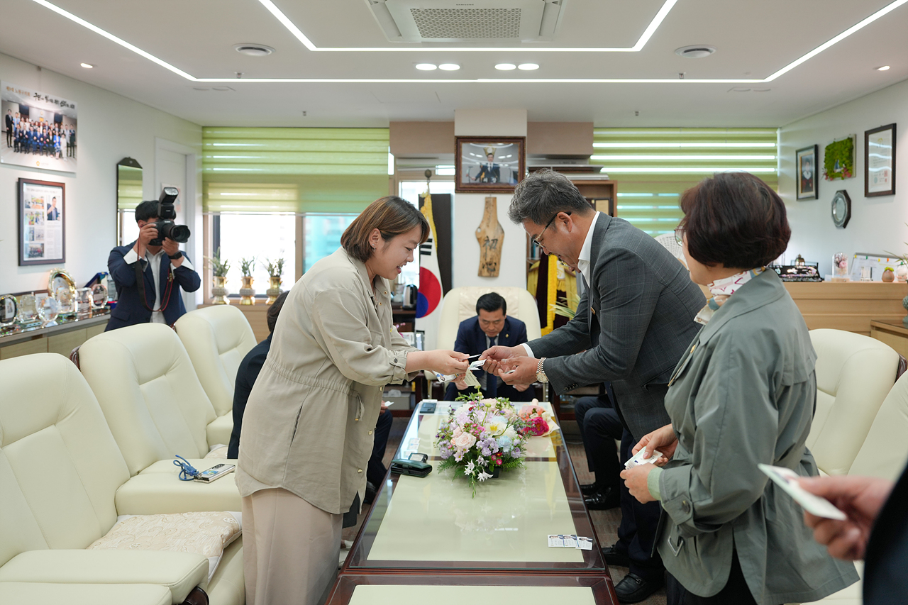 고흥군의회와 우호교류 협약 추친을 위한 간담회 - 1