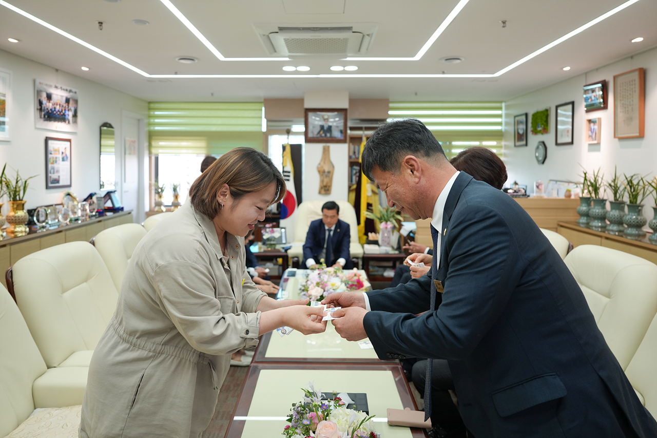 고흥군의회와 우호교류 협약 추친을 위한 간담회 - 2