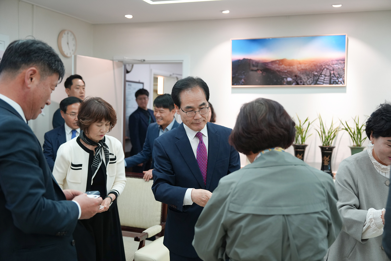 고흥군의회와 우호교류 협약 추친을 위한 간담회 - 2