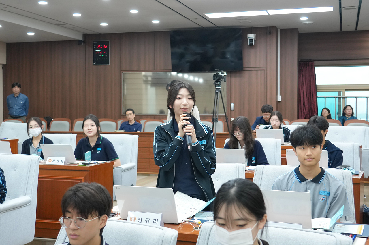 노원구의회 청소년 모의의회(태랑중) - 27