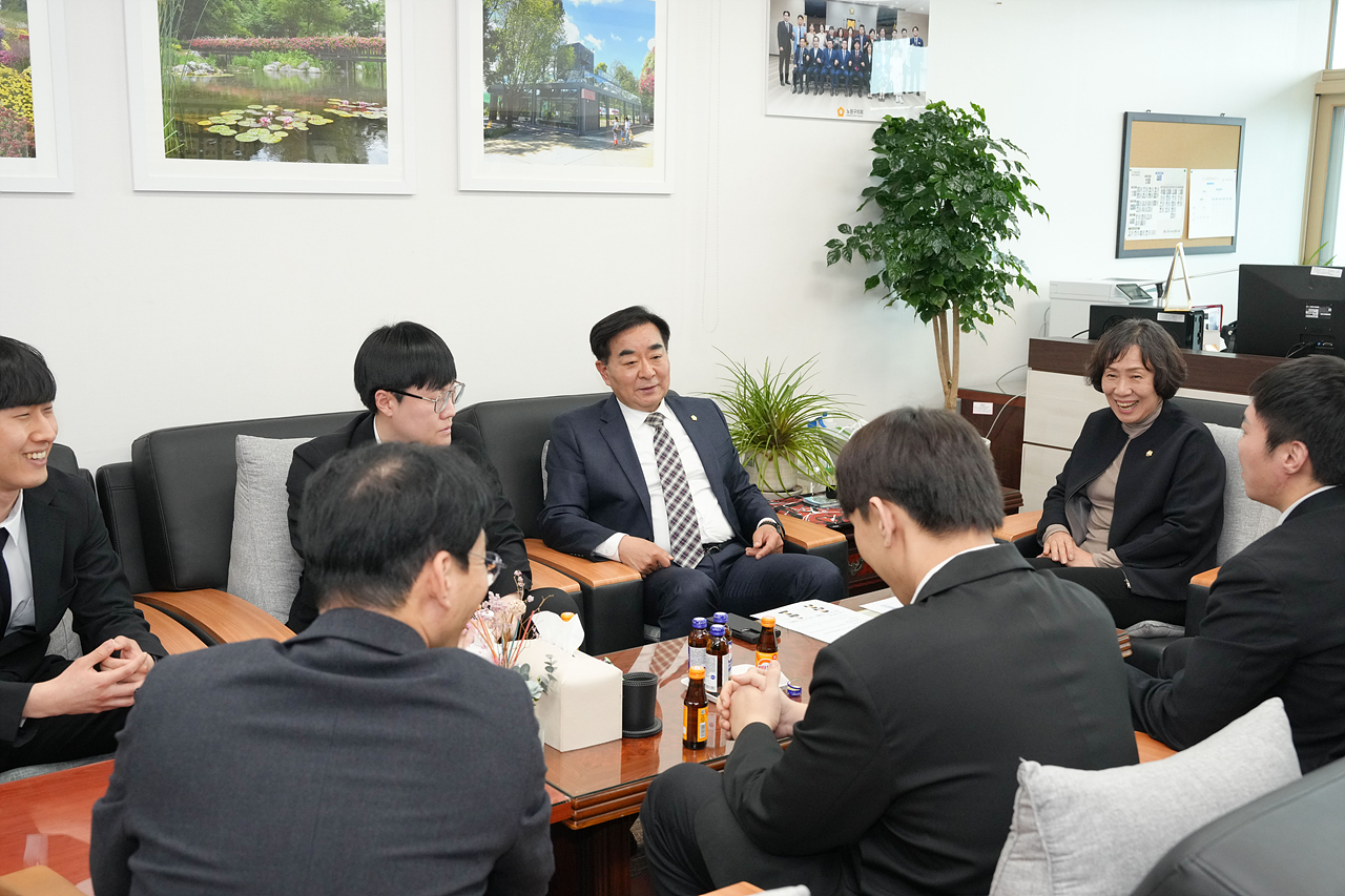 행정재경위원회 구청사 보안관 방문 - 7