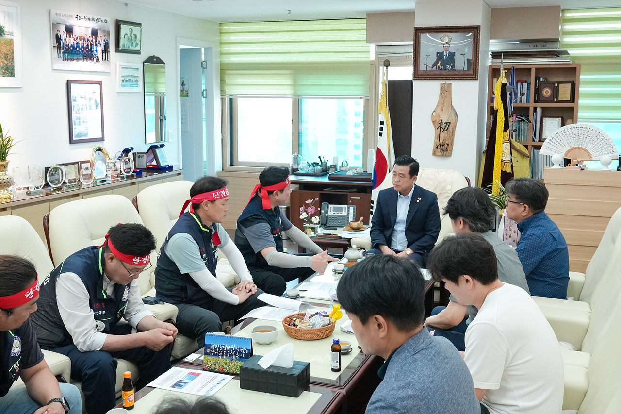 전국레미콘운송노동조합 의장님 면담 - 3