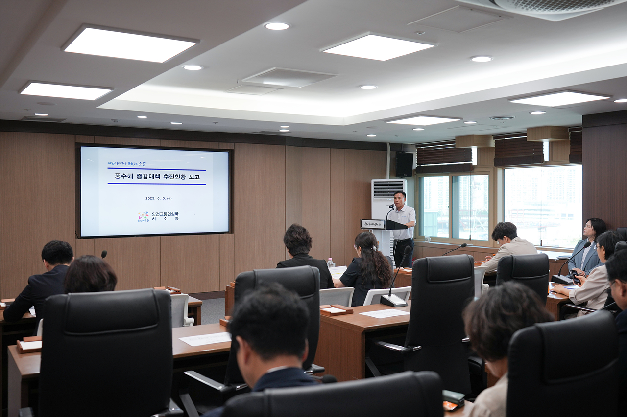 풍수해 종합대책 보고 - 1