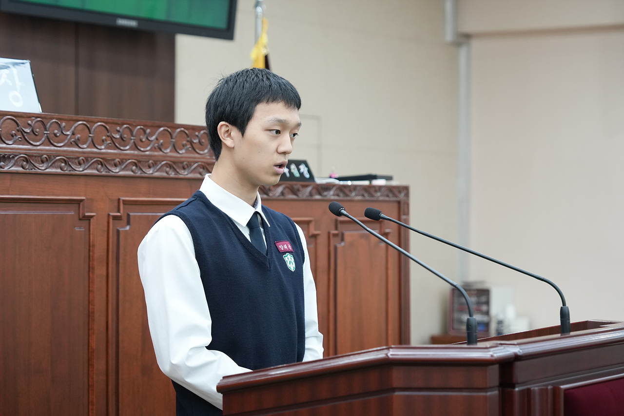 노원구의회 청소년 모의의회(청원고등학교) - 24