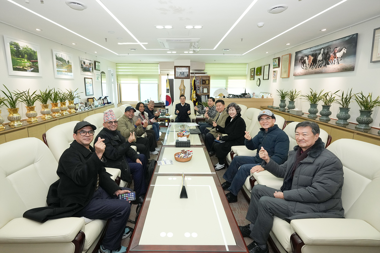 네팔시 의장님 방문 - 3