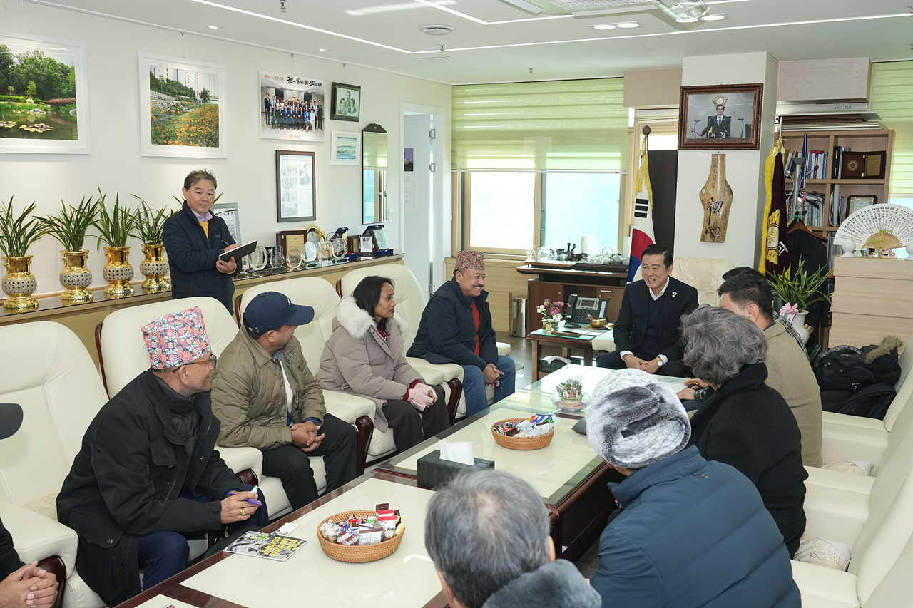 네팔시 의장님 방문 - 6