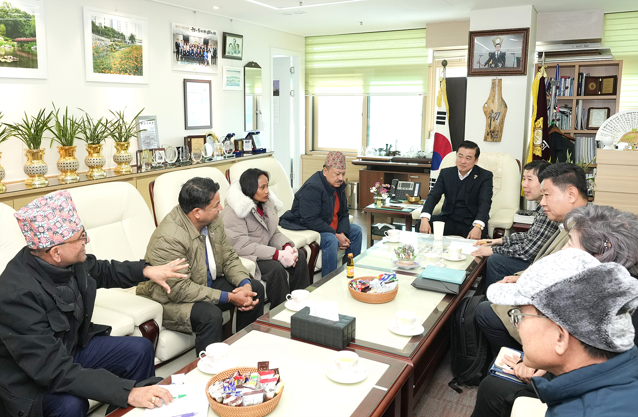 네팔시 의장님 방문 - 13