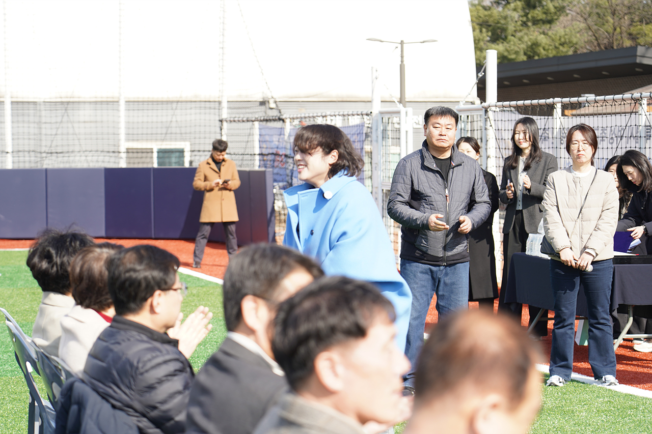 초안산스포츠타운 축구장 인조잔디 교체공사 준공식 - 1