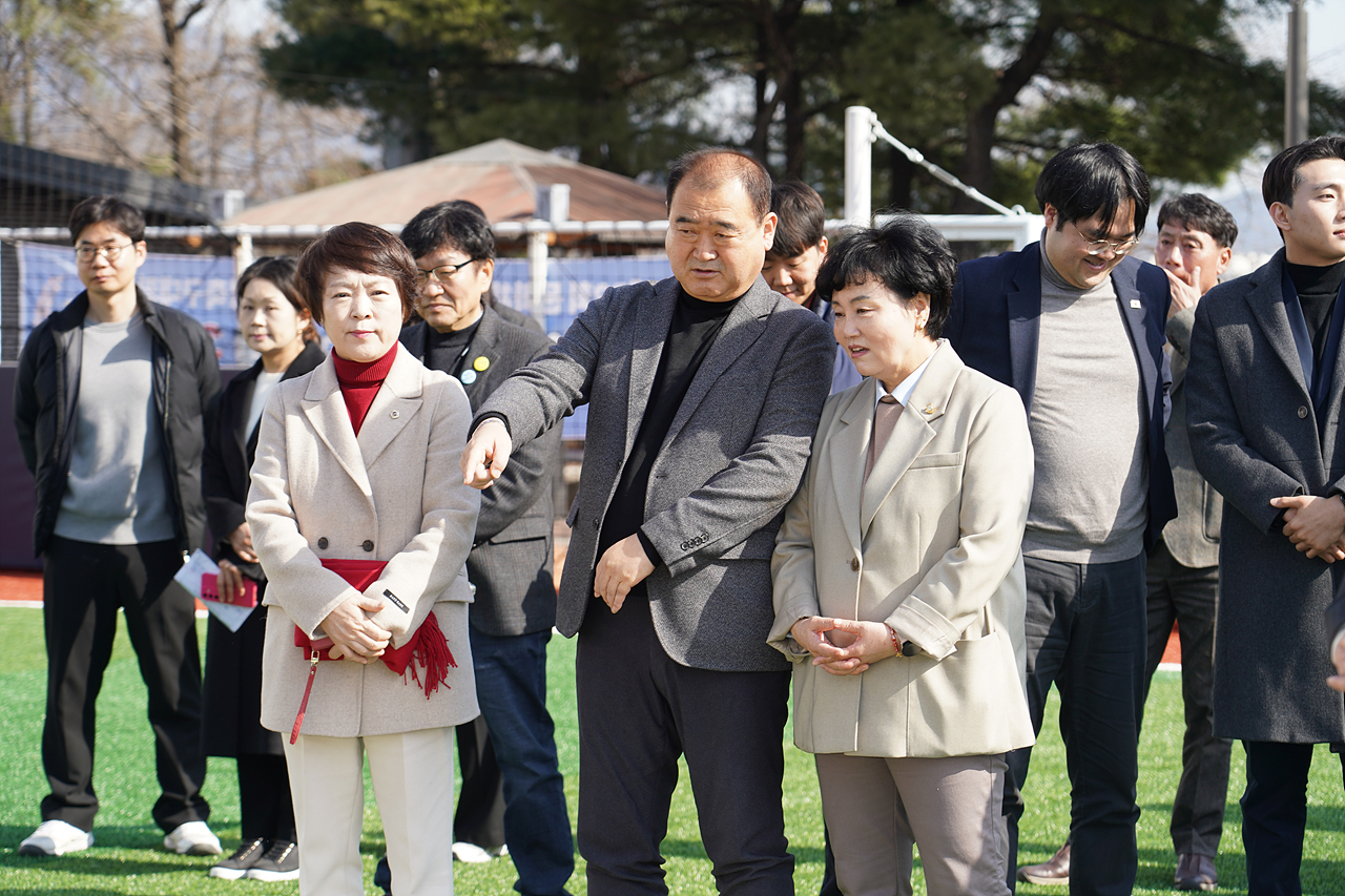 초안산스포츠타운 축구장 인조잔디 교체공사 준공식 - 9