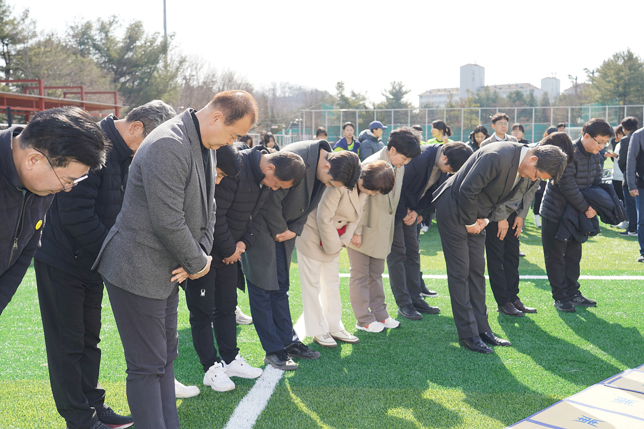 초안산스포츠타운 축구장 인조잔디 교체공사 준공식 - 5
